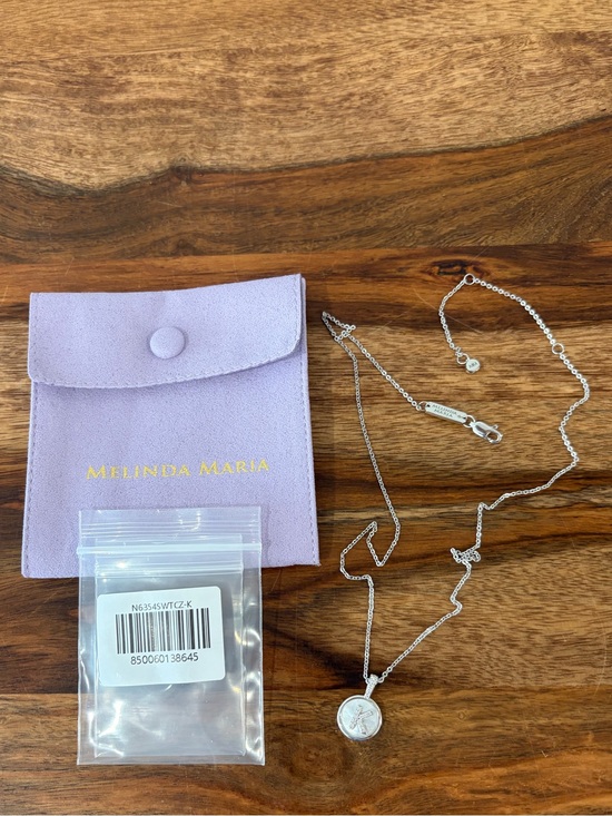 Melinda Maria Jewelry - Melinda Maria Love Letters K Medallion Necklace